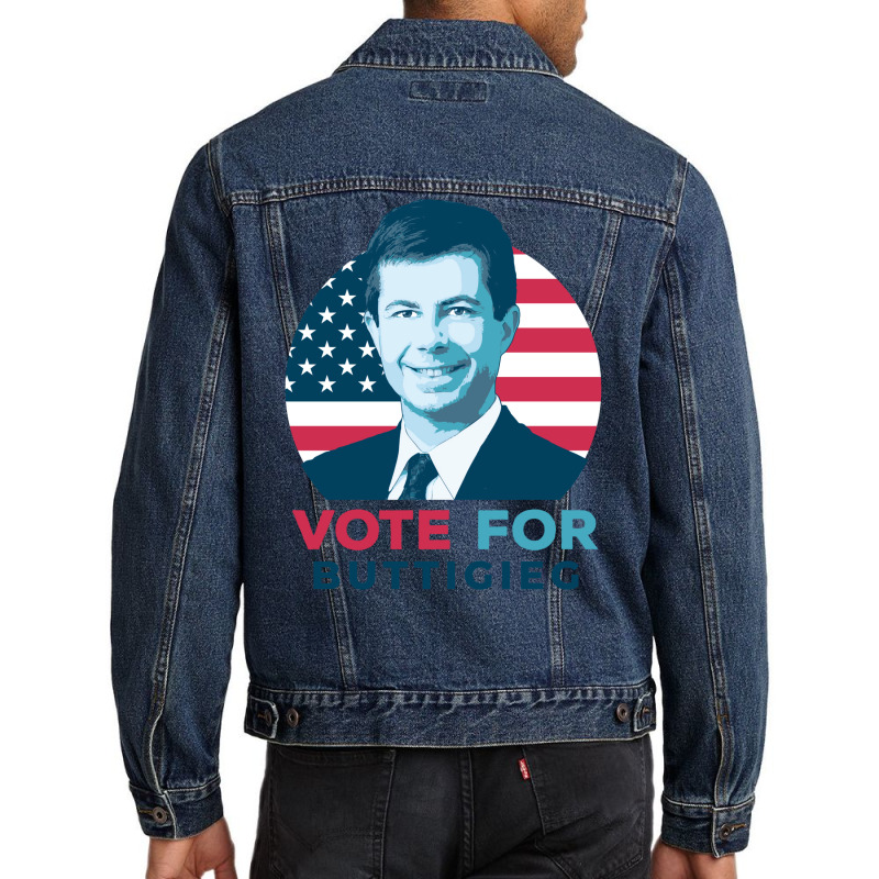 Pete Buttigieg For President 5 Men Denim Jacket | Artistshot