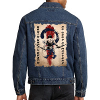 Samurai Warrior3 Men Denim Jacket | Artistshot