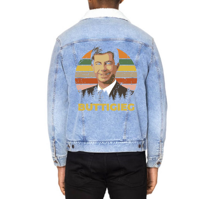 Pete Buttigieg For President 8 Unisex Sherpa-lined Denim Jacket | Artistshot