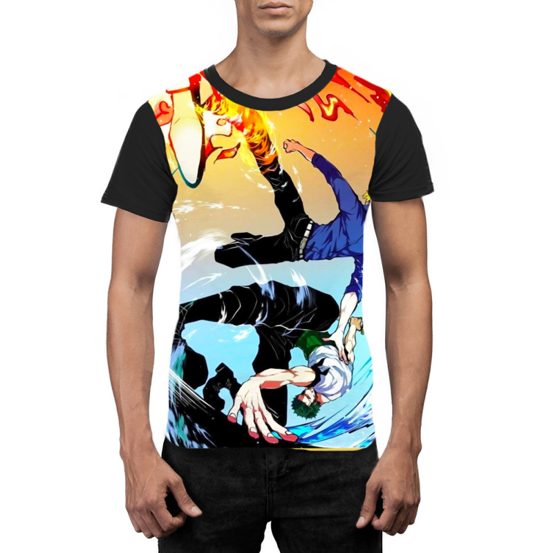 Sanji & Zoro Graphic T-shirt by rakhamaddixm | Artistshot