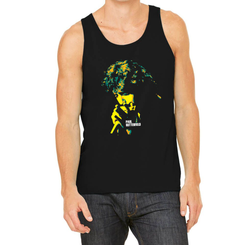 Paul Butterfield American Blues Harmonica Player Tank Top by JeffreyAlanSwanson | Artistshot