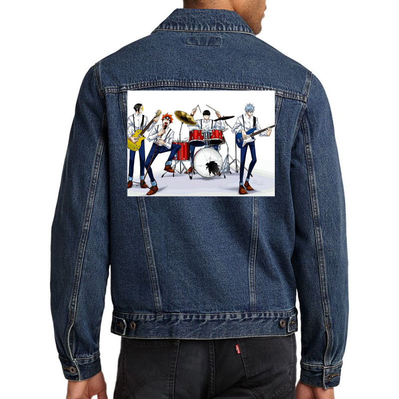 Mashle Music Men Denim Jacket by pantesqubeei | Artistshot