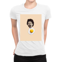 Beige Egg Ladies Fitted T-shirt | Artistshot