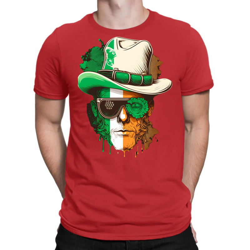 Shamrock St.patrick's Day.irish Men Culture Ireland America Flag T-Shirt by rakhamaddixm | Artistshot