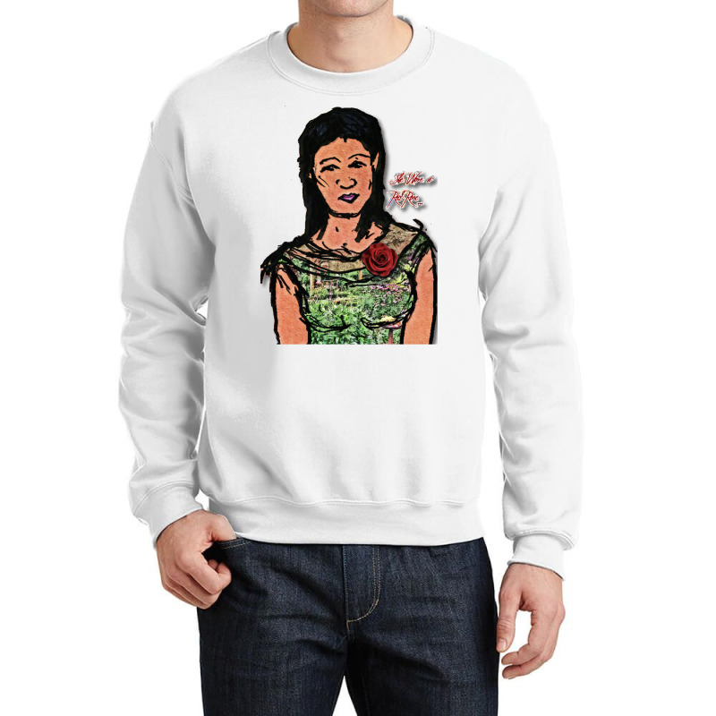 She Wore A Red Rose... Crewneck Sweatshirt by rakhamaddixm | Artistshot