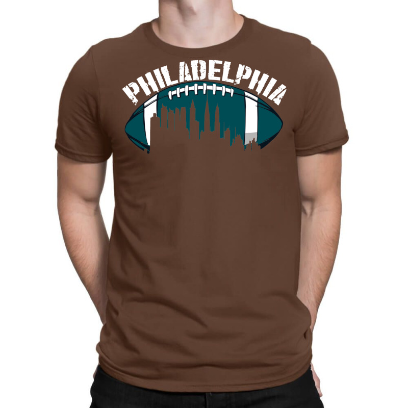 Philadelphia Football Vintage Philly City Retro American Football Ball T-shirt | Artistshot