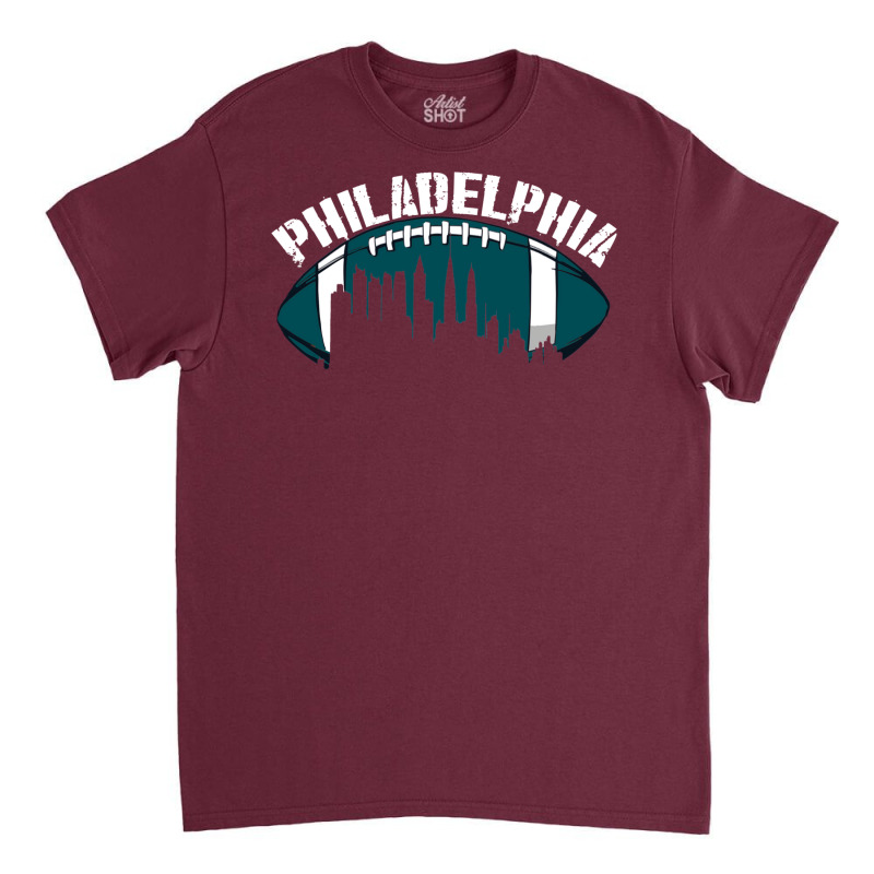 Philadelphia Football Vintage Philly City Retro American Football Ball Classic T-shirt | Artistshot