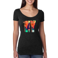 Ny Color Women's Triblend Scoop T-shirt | Artistshot