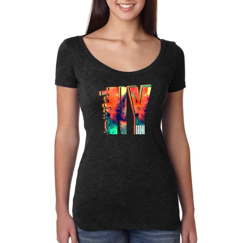 Ny Color Women's Triblend Scoop T-shirt by soymartim | Artistshot