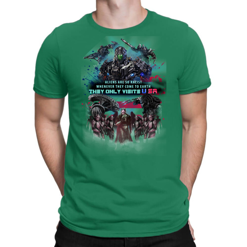 Racist Aliens T-shirt | Artistshot