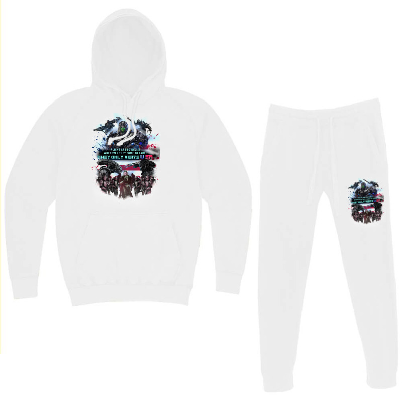 Racist Aliens Hoodie & Jogger Set | Artistshot