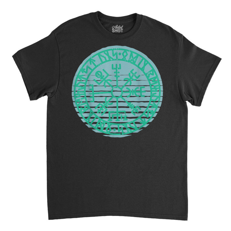 Viking Rune Vegvisir Norse Mythology Nordic T Shirt Classic T-shirt by prix5d5gosson | Artistshot