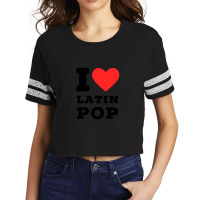 I Love Latin Pop Scorecard Crop Tee | Artistshot