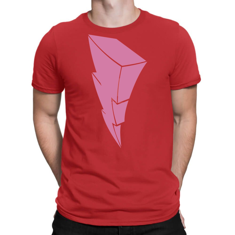 Pink Ranger Lightning Symbol T-shirt | Artistshot