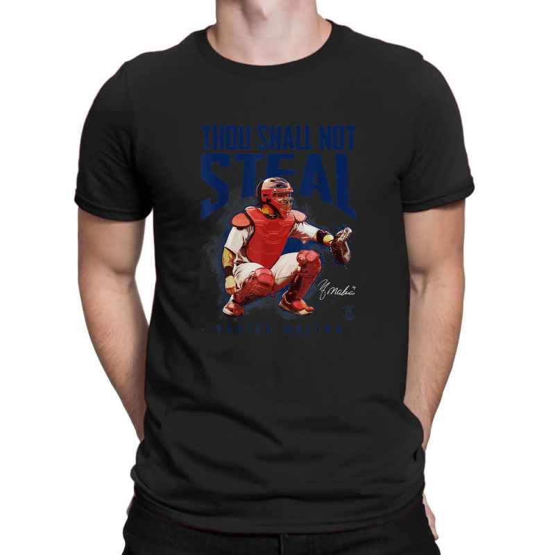 Yadier Molina Thou Shall Not Steal  - Apparel T-shirt | Artistshot