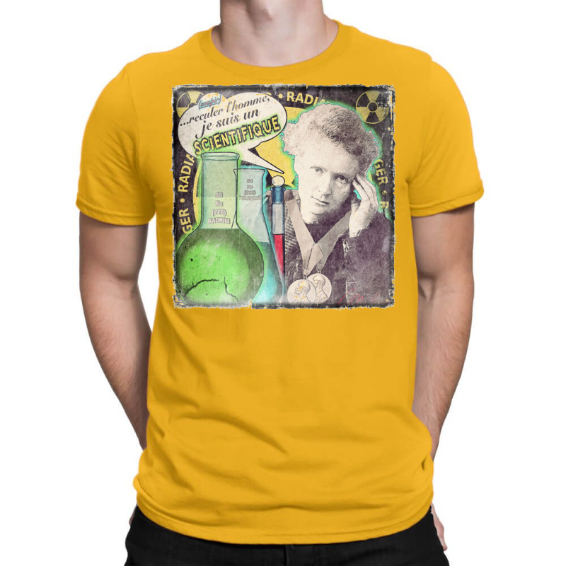 Popular Science M. Curie (french) Distressed T-shirt | Artistshot