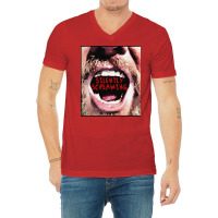 Silently Screaming V-neck Tee | Artistshot