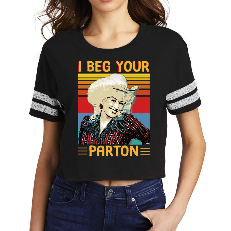 Vintage I Beg Your Parton's Gifts Scorecard Crop Tee | Artistshot