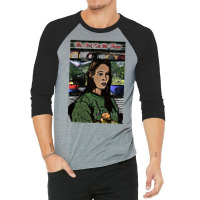 The Girl On The Train 3/4 Sleeve Shirt | Artistshot