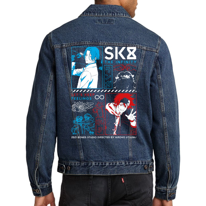 Sk8 The Infinity Men Denim Jacket by rakhamaddixm | Artistshot