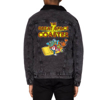 The Great Space Coaster T Shirt Unisex Sherpa-lined Denim Jacket | Artistshot