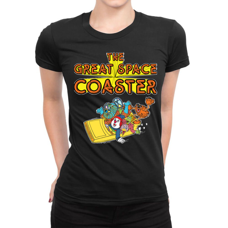 The Great Space Coaster T Shirt Ladies Fitted T-Shirt by gbenamurakuw | Artistshot