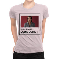 The Future Is Jodie Comer 3 Ladies Fitted T-shirt | Artistshot