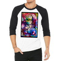 Space Ape 3/4 Sleeve Shirt | Artistshot