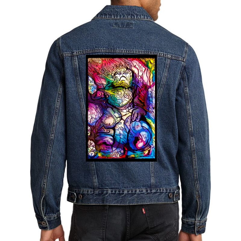 Space Ape Men Denim Jacket by rakhamaddixm | Artistshot