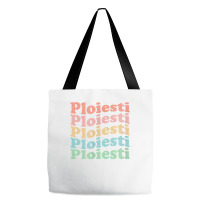 Vintage 70's Romania Hippie City   Retro Ploiesti T Shirt Tote Bags | Artistshot