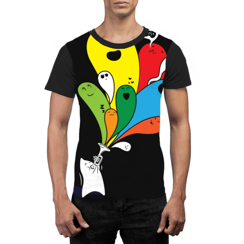 The Trumpeter Graphic T-shirt | Artistshot