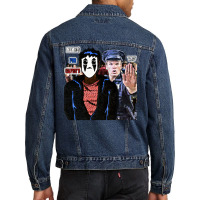 Mimed For Safety Men Denim Jacket | Artistshot