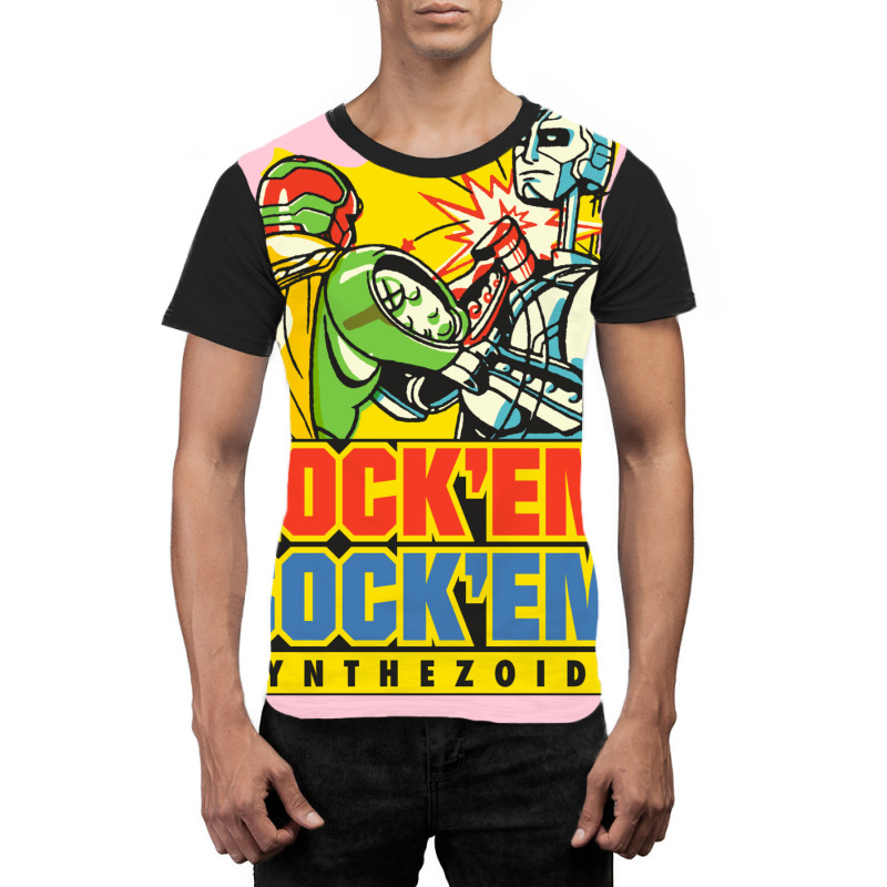 Rock'em Sock'em Synthezoids Graphic T-shirt | Artistshot