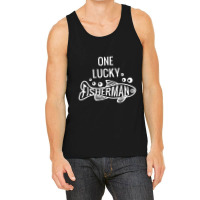 Mens One Lucky Fisherman Fishing Couples Matching Valentine's Day Tank Top | Artistshot