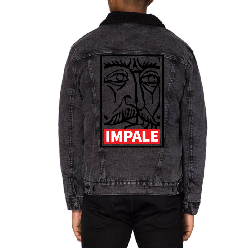 Vlad The Impaler 1 Unisex Sherpa-lined Denim Jacket | Artistshot