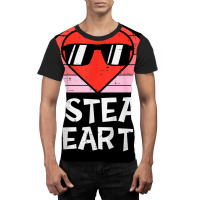 Kids I Steal Hearts Retro Toddler Baby Boys Valentines Day T Shirt Graphic T-shirt | Artistshot