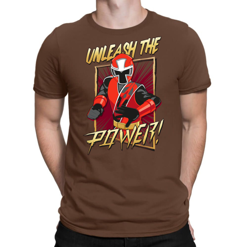 Red Ranger Unleashed T-shirt | Artistshot