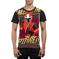 Red Ranger Unleashed Graphic T-shirt | Artistshot