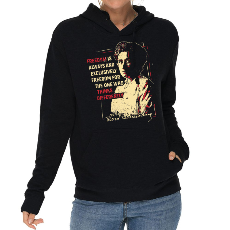 Rosa Luxemburg 3 Lightweight Hoodie | Artistshot