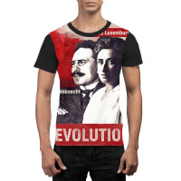 Rosa Luxemburg And Karl Liebknecht Graphic T-shirt | Artistshot