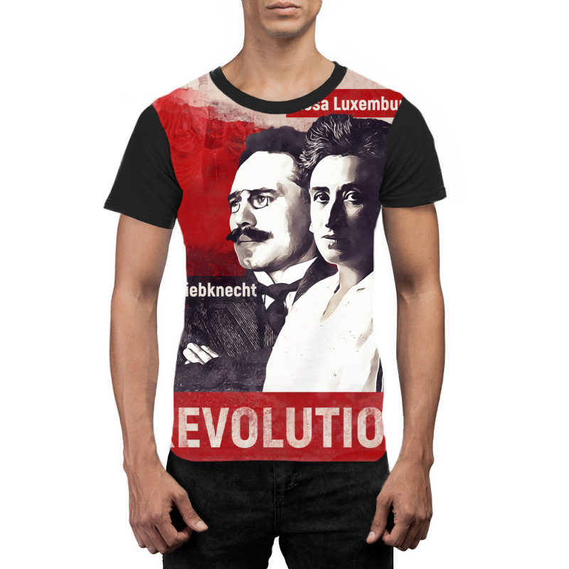 Rosa Luxemburg And Karl Liebknecht Graphic T-shirt | Artistshot