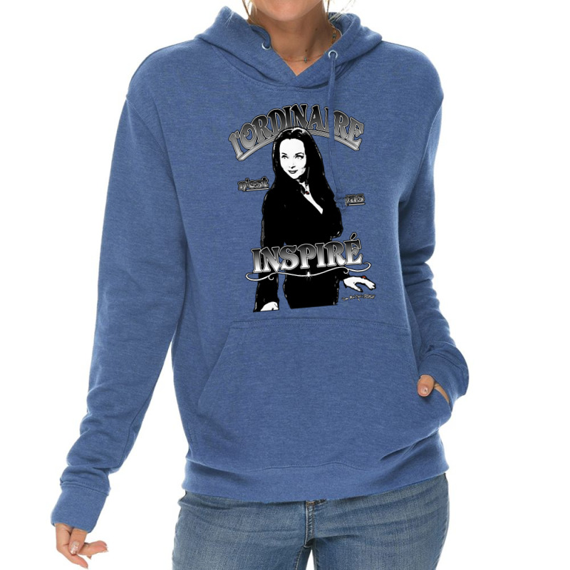 Morticia L’ordinaire N'est Pas Inspiré Lightweight Hoodie by pantesqubeei | Artistshot