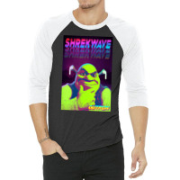 S H R E K W A V E 3/4 Sleeve Shirt | Artistshot