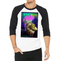 S W A M P W A V E 3/4 Sleeve Shirt | Artistshot