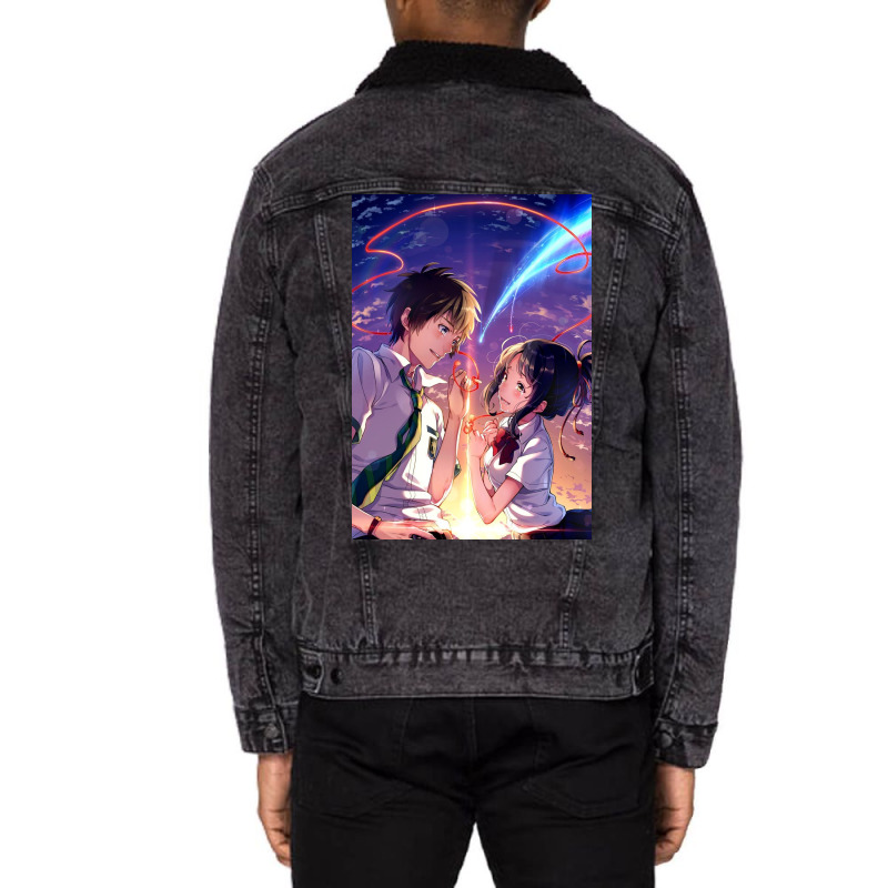 Kimi No Nawa Unisex Sherpa-lined Denim Jacket | Artistshot