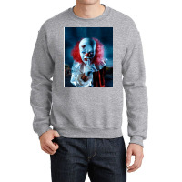 Scary Horror Clown Face Mask Crewneck Sweatshirt | Artistshot