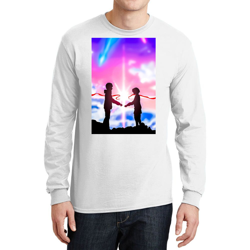 Silhouette Of Kimi No Long Sleeve Shirts | Artistshot