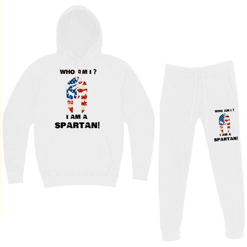 Who Am I I Am A Spartan! Hoodie & Jogger Set | Artistshot