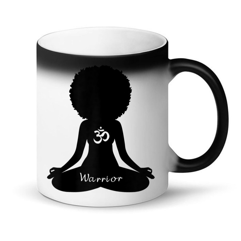 Womens Warrior Black Girl Meditation Self Love Om Wellness Wellness T Magic Mug | Artistshot