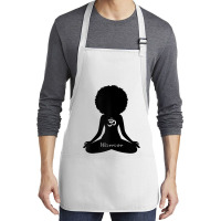 Womens Warrior Black Girl Meditation Self Love Om Wellness Wellness T Medium-length Apron | Artistshot